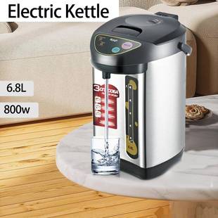 欧规恒温办公家用饮水机规不锈钢保温6.8L热水壶家用电热水壶