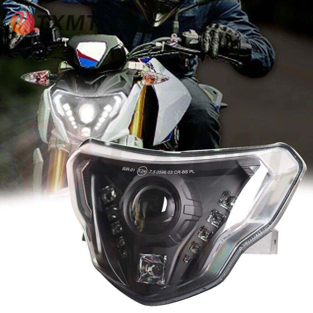 适用宝马G310GSG310R2016-2022LED改装前大灯总成天使眼