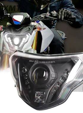 适用宝马G310GSG310R2016-2022LED改装前大灯总成天使眼