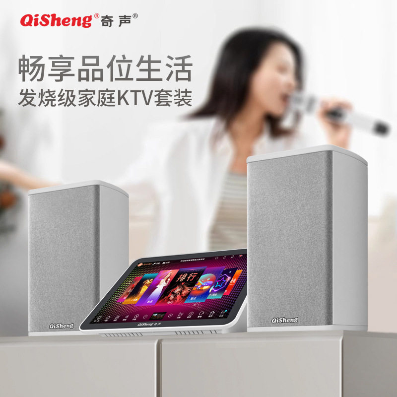 奇声HQ6家庭ktv音响套装全套家用组合影院点歌机卡拉ok一体唱歌机