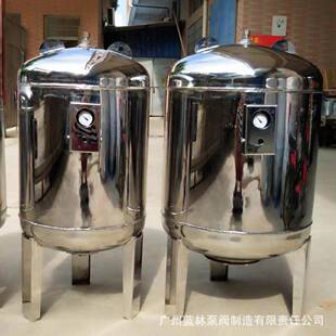 300L不锈钢稳压罐304压力膨胀罐罐隔膜气压膨胀罐