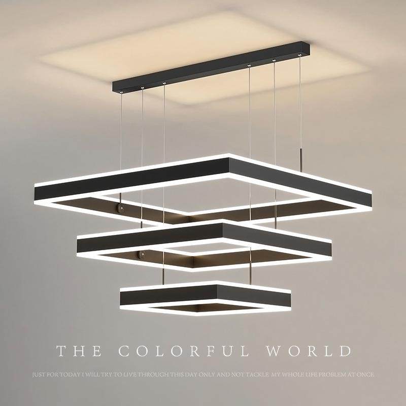 全光谱护眼客厅吊灯现代简约大气2024新款方形轻奢网红卧室餐厅灯,机械设备,其他机械设备,淘宝优惠券,粉丝福利购,淘宝优惠卷