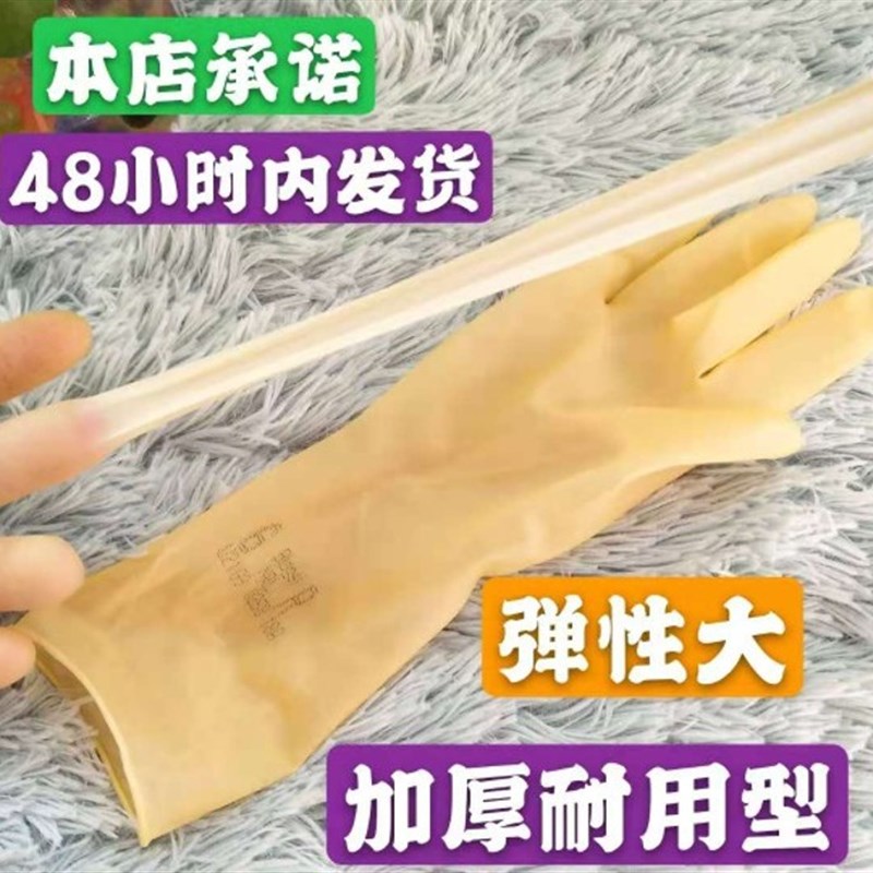 A级一次性牛筋手套出海采摘家务保洁卫生防护手套焗油插秧手套
