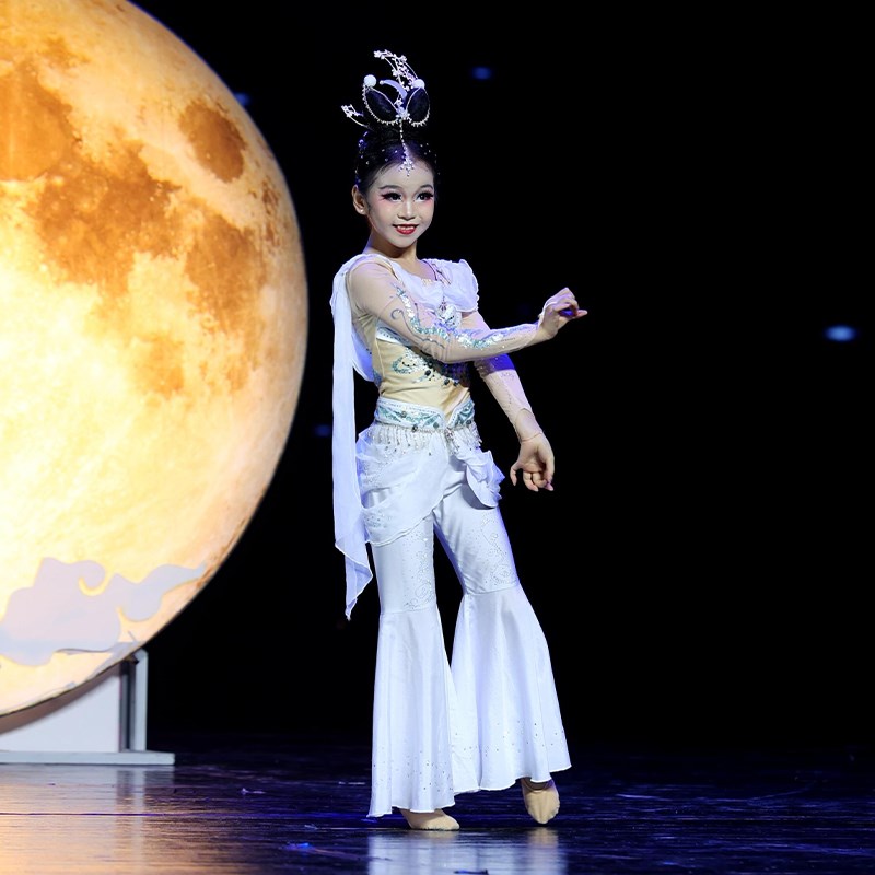 桃李杯少儿古典舞剧目服捣药仙舞蹈服装敦煌飞天琵琶舞演出服艺考
