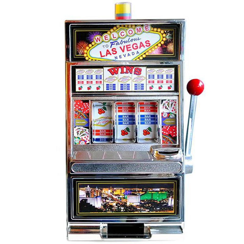 一个创意 给你带来幸运的存钱罐娱乐硬币存钱机 储蓄罐造型游戏机