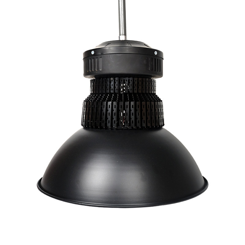 黑色led工矿灯100W厂房仓库车间照明超亮体育馆场馆吊灯天棚射灯