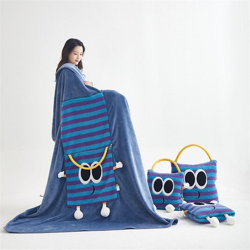 手提款抱枕被子两用枕头四季通用汽车午睡空调毯子车内靠枕二合一