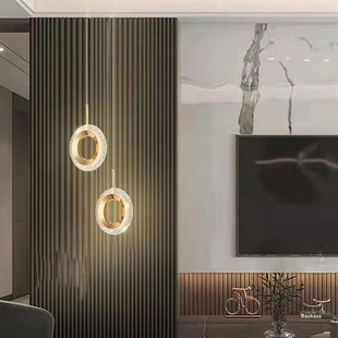 卧室床头吊灯新款 饰灯 创意客厅墙角长线小吊灯吧台楼梯网红极简装