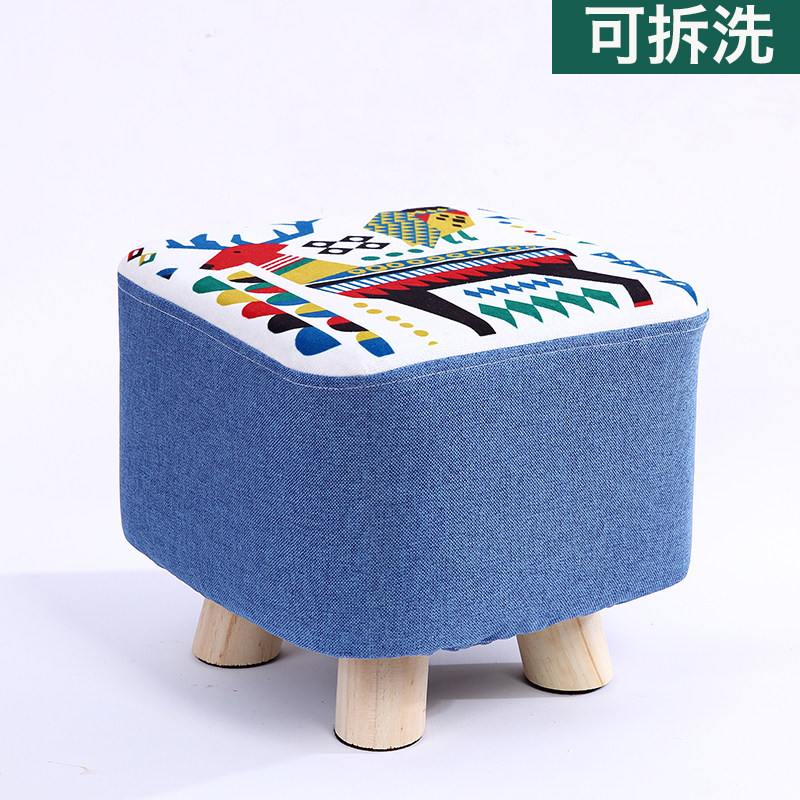 实木矮凳客厅茶几沙发凳时尚小凳子圆凳布艺坐凳换鞋凳坐墩小板凳,住宅家具,矮凳,淘宝优惠券,粉丝福利购,淘宝优惠卷