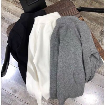 儿童磨毛加绒打底衫德绒半高领长袖T恤男童女童秋冬基础上衣内搭