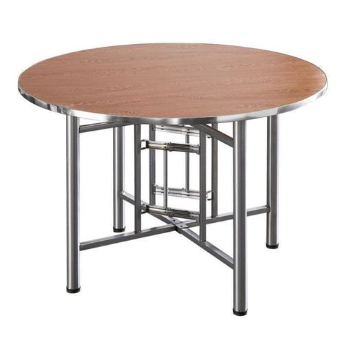 大圆桌子家用折叠圆桌圆形餐桌带转盘酒店圆餐桌饭店简易圆桌面