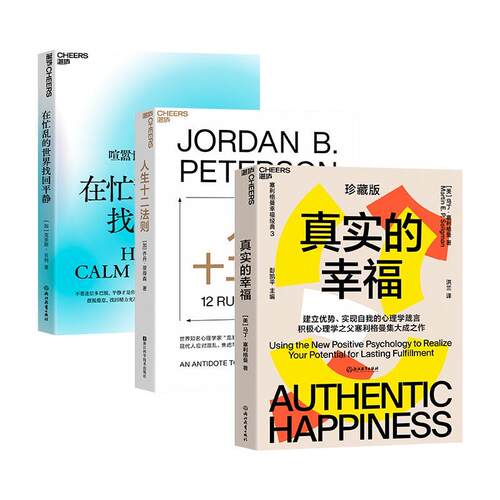 【正版】 职场人的幸福生活系列（套装3册）人生十二法则+真实的幸福+在忙乱的世界找回平静 浙江科学技术出版社 2025-06-07