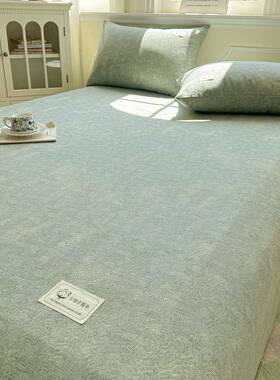 A类老粗布床纯单单件棉厚wl-mj041100全棉加老式棉床笠2025新款四