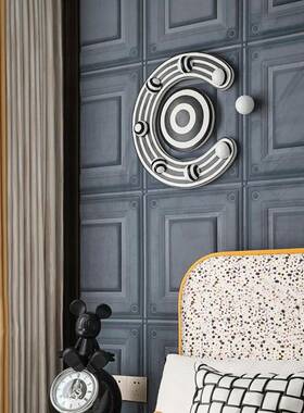 售楼部画样板间个性立体实意物个性创装画客厅餐厅WNX背景墙置装