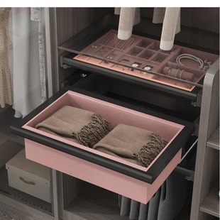 衣柜拉篮可伸缩多功能裤 架滑轨家用衣帽间抽拉五金配件皮革首饰盒