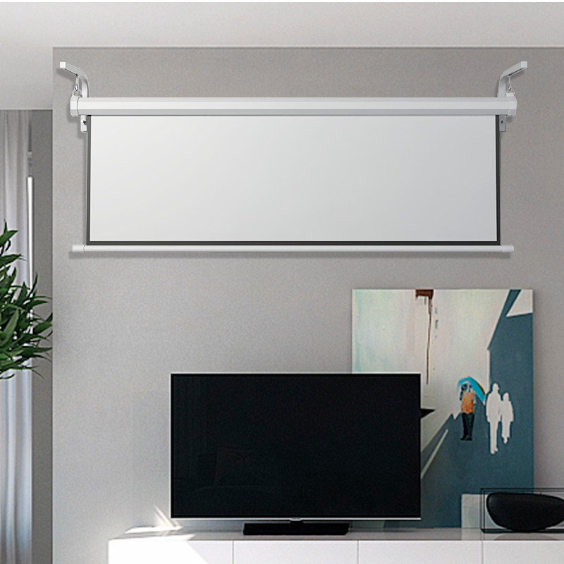 投影幕挂架离墙延伸挂钩墙面壁挂L型支架可调伸缩架手动90度吊架