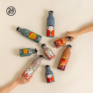 24bottles儿童系列冷水杯304不锈钢轻巧便携可爱卡通随手杯冷水杯