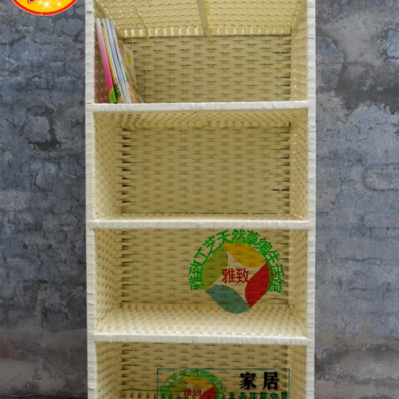 书柜鞋架儿童带门书柜储物柜实木书架置物架实木简易书柜玩具柜