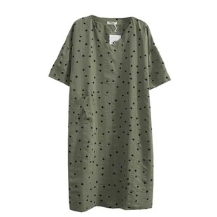 胖mm睡裙夏季女款大码纯棉短袖中长款泡泡棉睡衣宽松家居裙200斤