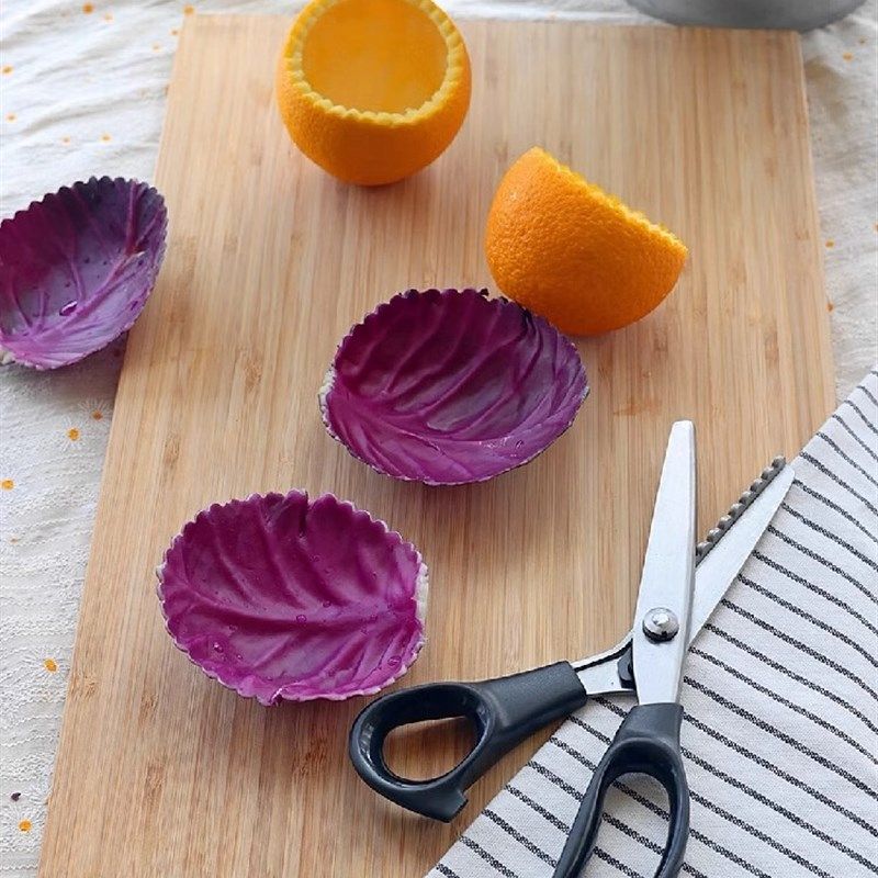 三角波浪花边厨房剪刀蔬菜凉菜冷菜花样波纹造型摆盘装饰锯齿剪子,居家日用,厨房剪刀,淘宝优惠券,粉丝福利购,淘宝优惠卷