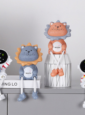 创意宇航员吊脚娃娃小摆件客厅书桌桌面儿童房太空人男生系列礼物