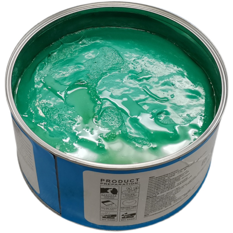 汽车绿纤维灰保险杠修复焊缝钣金腻子家具合金快干玻璃补土填充膏