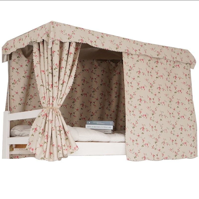 学生宿舍寝室床帘上铺物理强遮光布下铺女简约窗帘床幔帘子男