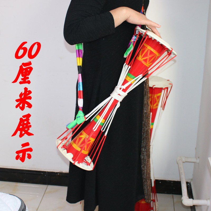 广西潘绳瑶族长鼓民族鼓舞蹈成人学生瑶族长鼓工艺鼓装饰鼓苗族鼓