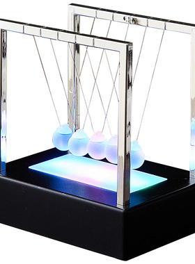 创意牛顿摆球混沌小摆件男生永动机仪磁悬浮物理办公室桌面装饰品