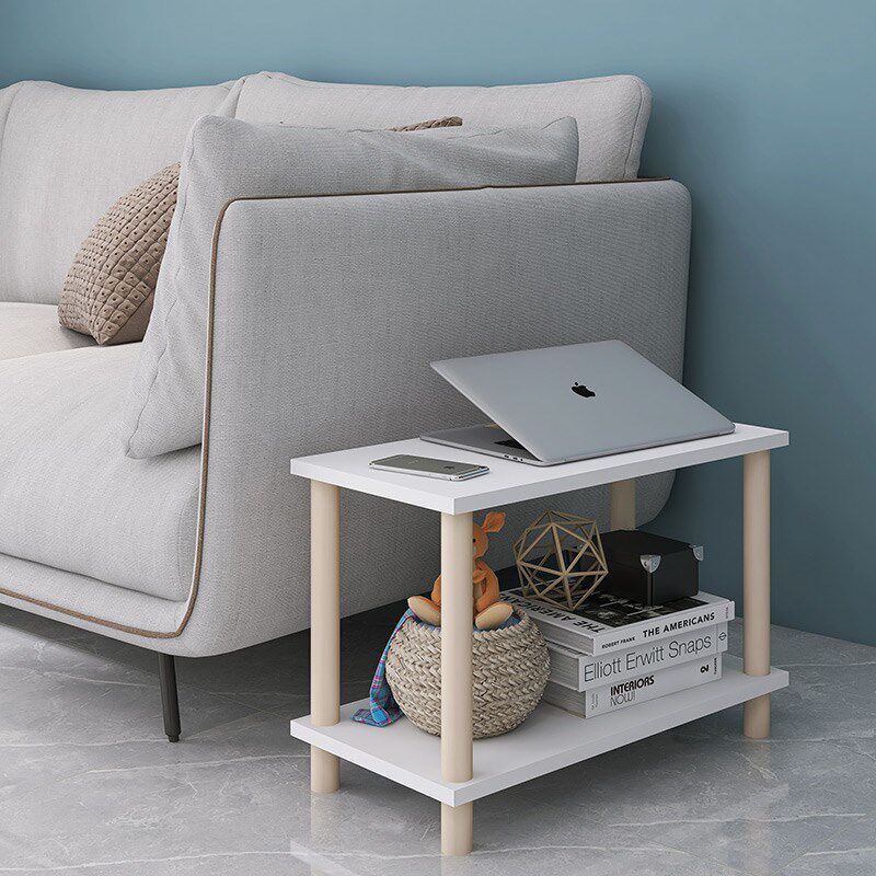 客厅收纳架多层置物架沙发落地实木架子储物架多功能原木支架层架