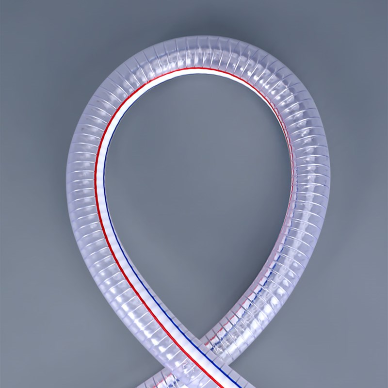 PVC钢丝管透明软管塑料50加厚油管耐高温25mm真空管1/1.5/2寸水管