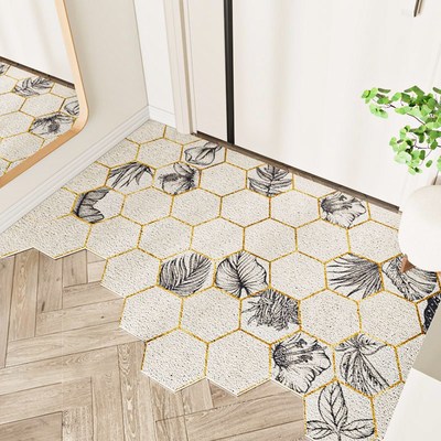 丝圈入户门地垫玄关门垫进门脚垫家用户外垫子大门口地毯可裁剪