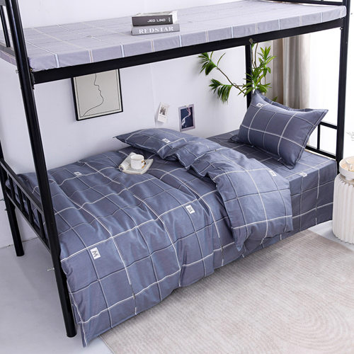 2023全棉学生三件套单位宿舍单人套件纯棉牀单大学生被套牀上用品
