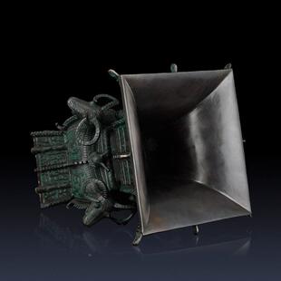 纯尊黄铜四羊方尊摆办公室装饰件家居客厅摆件羊四方商务无品牌/