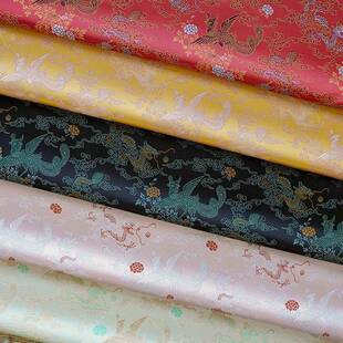 国服潮龙旗凤织锦缎汉服甲袍QYM4207-色织面料古风马唐装提花新年