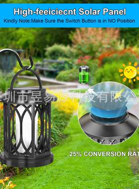 太阳能火焰灯火闪烁灯36795炬草坪庭院景观灯庭院挂小防水路耐用