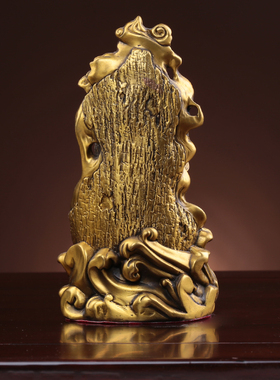 纯铜小号关公摆件武财神读书关羽关二爷佛像招财汽车小摆件