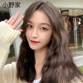 羊毛卷真发假发片女长发插针仿生膜头顶补发片遮盖白发增加发量