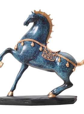 轻奢马摆件招财客厅装饰摆设办公室乔迁新房新店开业礼品家居玄关