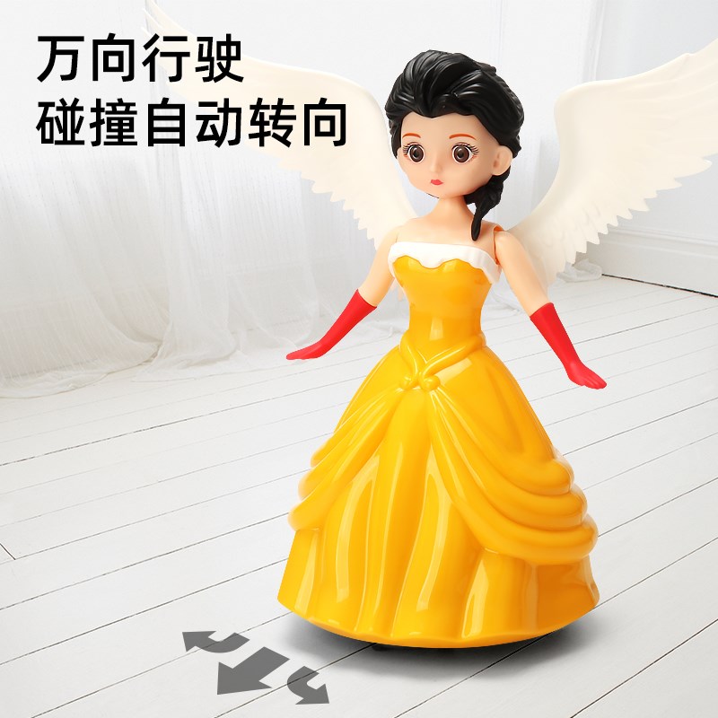 女孩子中秋节手提灯笼电动公主音乐花灯礼品儿童1一3岁6益智玩具7