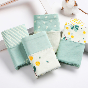 少女内衣裤 头 纯棉13岁女孩15高初中学生20青春发育期高腰三角短裤