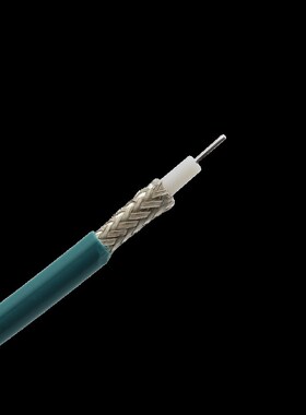 射频同轴电缆RG223线天蓝色双屏蔽镀银电缆50-3高频线12.4GHZ