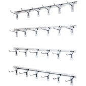 手机配件展示架袜子零食饰品挂架子壁挂式 展架槽板上墙展示架挂钩