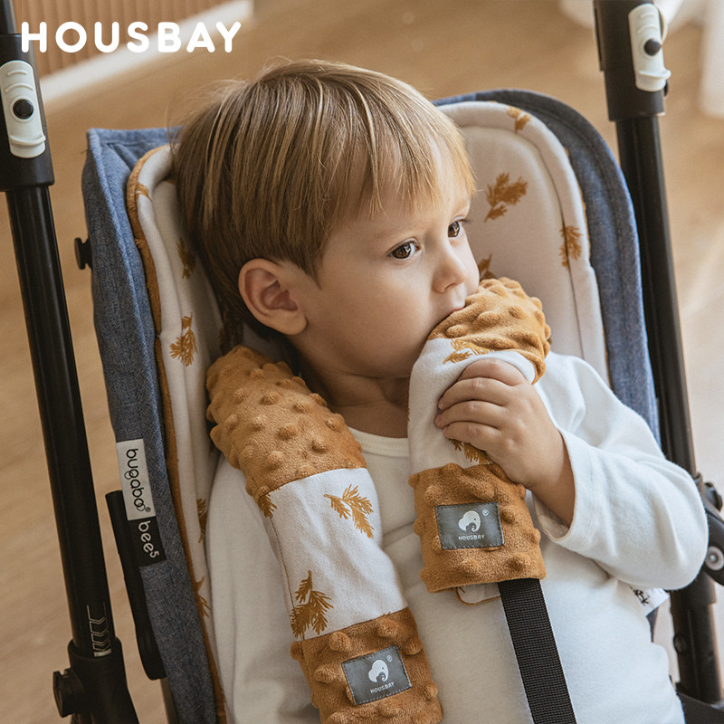 和氏贝婴儿推车安全带肩垫保护垫柔软护肩套防磨防滑防勒座椅配件,婴童用品,推车配件,淘宝优惠券,粉丝福利购,淘宝优惠卷