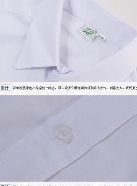 深圳小学生统一校服 班服 男装春夏季制服礼服 白衬衫上衣短裤