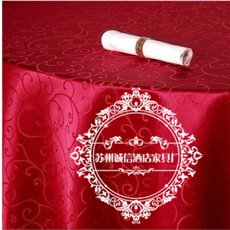 1.2米1米1.3米2米2.2米2.4米桌布酒店圆桌桌布饭店餐厅桌布台布