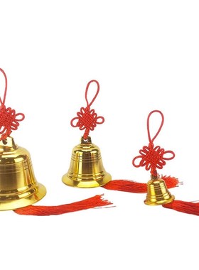 铜钟铜铃铛开客厅办公室装饰品家居摆件挂件礼品门铃大中小号齐全