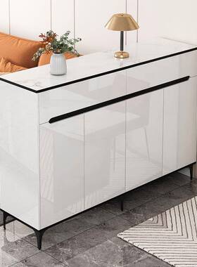 鞋柜家用门口轻柜奢子入户玄关柜隔断收纳柜OYM道楼台外阳储物柜