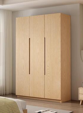 开北欧白蜡木实木收衣现代简约落地对门衣EJD橱家用两三四门柜纳