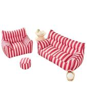 家用人沙发小FLU型椅折叠扶躺椅卧室床上懒坐垫靠背单手人沙发椅